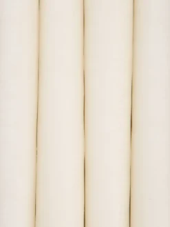 Hand Dipped Candles Set of 4 - Shell White