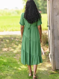 Hillside Dress - Meadow Green