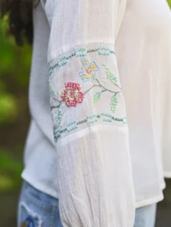 Homestead Blouse - White