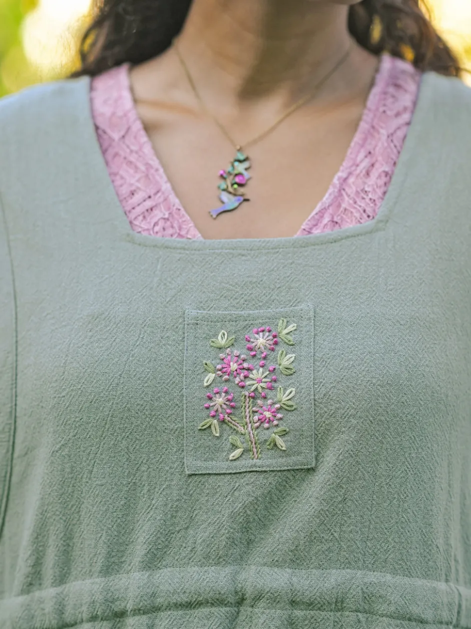 Homesteading Smock - Sage