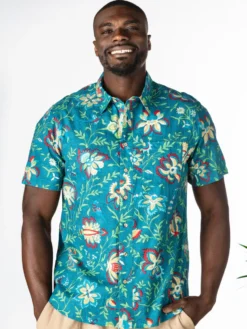 Honolulu Shirt - Teal