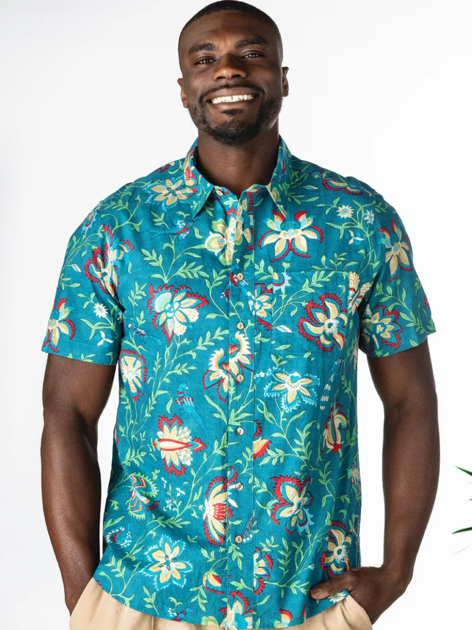 Honolulu Shirt - Teal