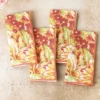 In Full Bloom Luncheon Napkin Set of 4 - Yellow