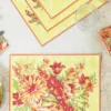 In Full Bloom Placemat Set of 4 - Yellow