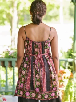 Kalamkari Tunic Dress - Black