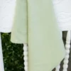 Lark Cotton Jacquard Napkin Set of 4 - Spring Green