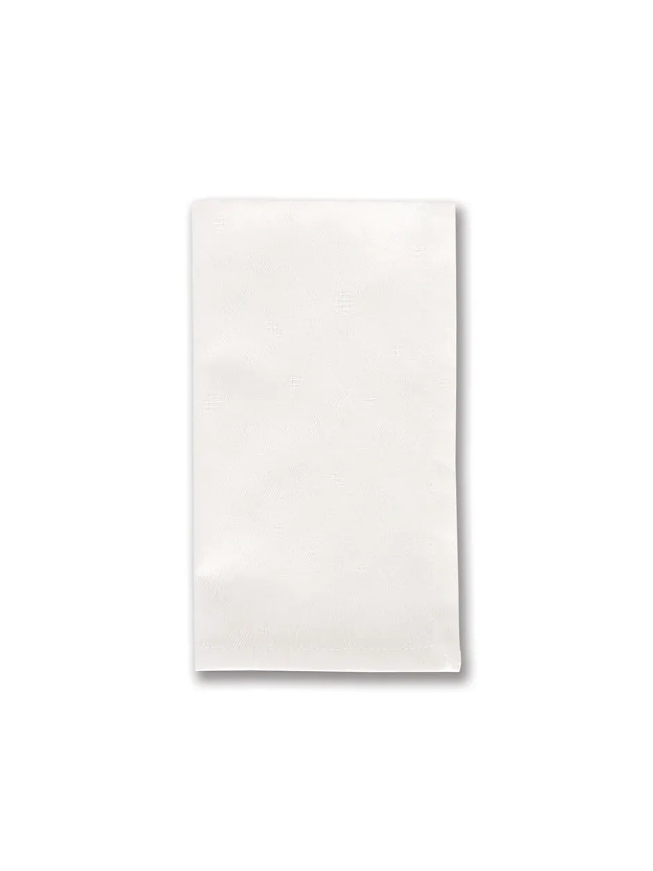 Lark Cotton Jacquard Napkin Set of 4 - White