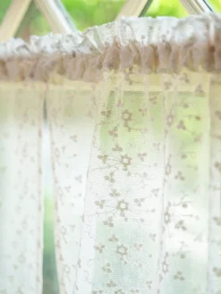 Layla's Lace Cafe Curtain Set of 2
