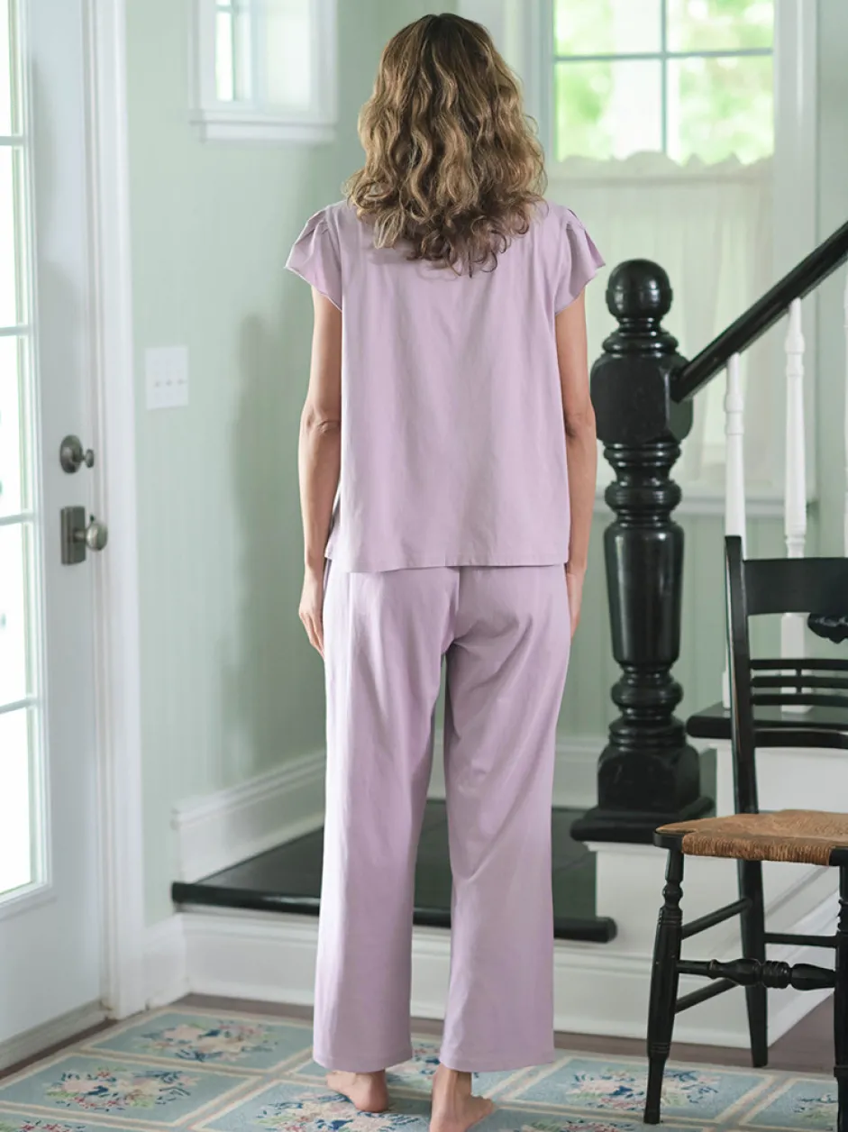 Lazy Me Pajama Set - Amethyst