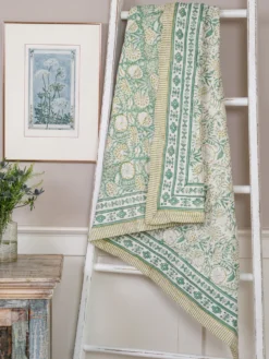 Lexi Block Print Throw