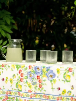 Lexi Ribbed Old Fashion Glasses Set of 6