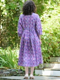 Lizzy's Bouquet Dress - Dark Periwinkle