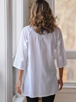 Lotus Tunic - White