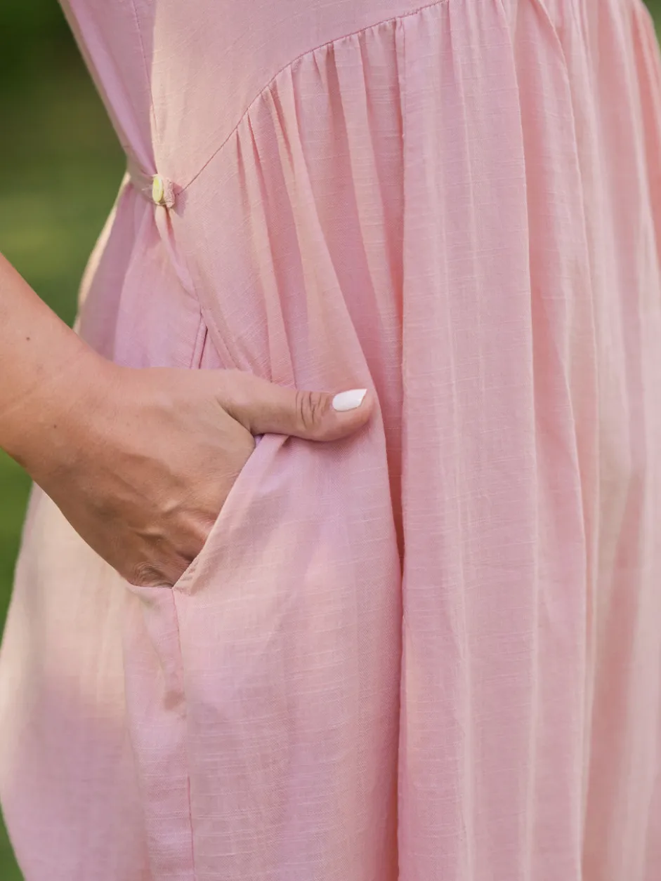 Luncheon Dress - Soft Rose