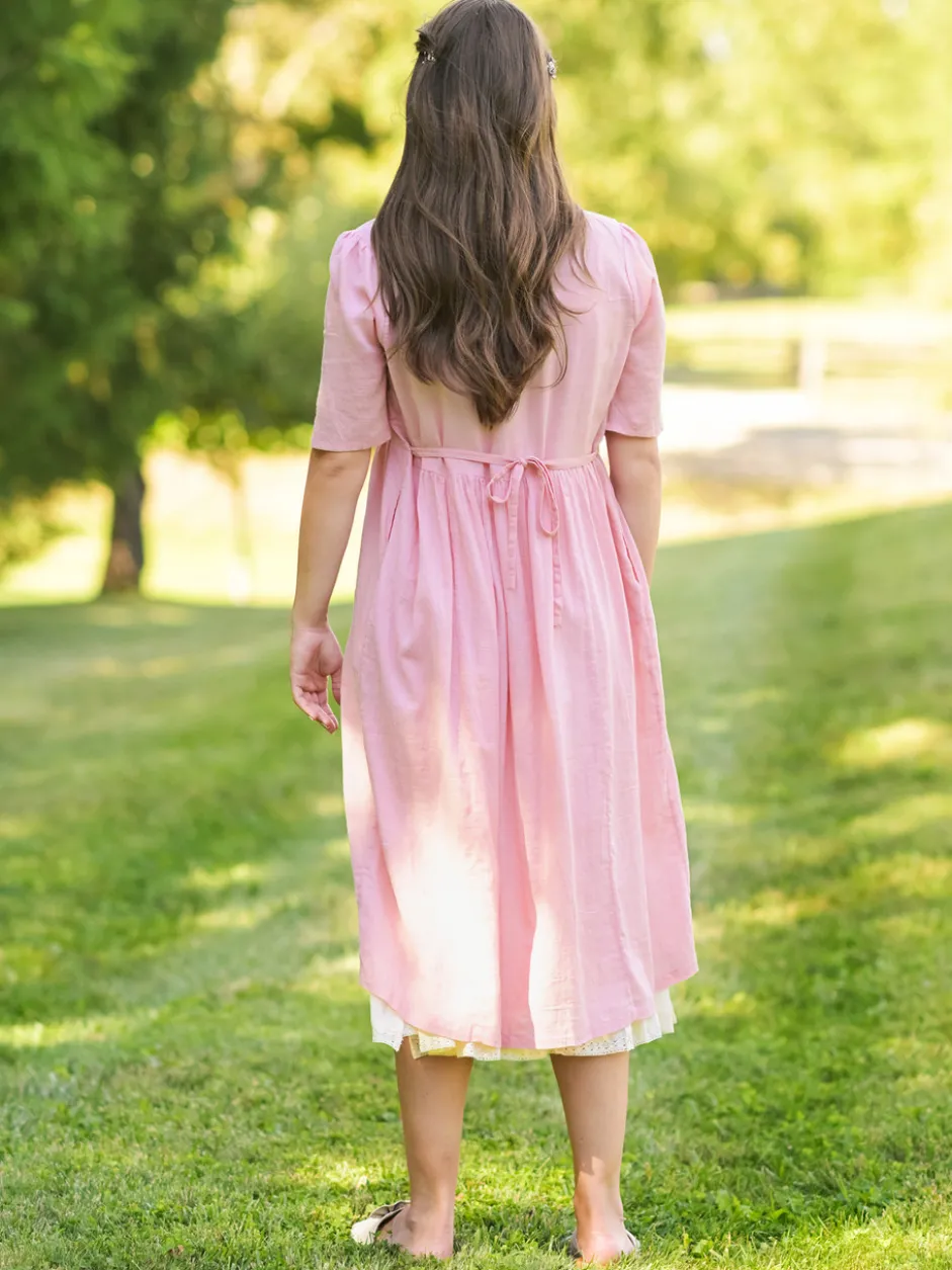 Luncheon Dress - Soft Rose