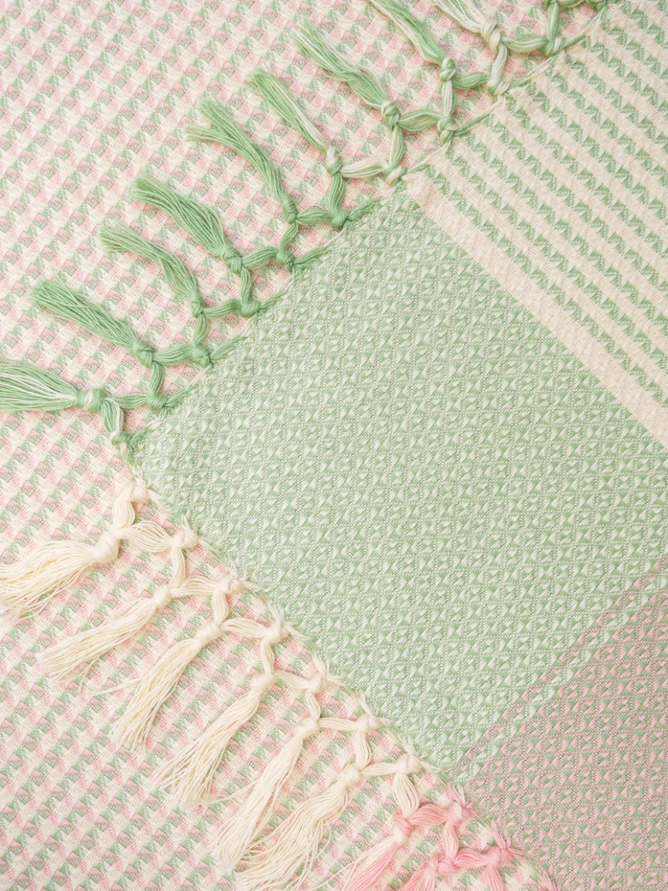 Luncheon Plaid Tablecloth - Pink Green