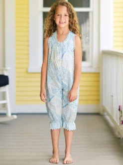Maddie's Medley Kids Jumpsuit - Light Blue