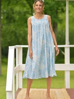Maddie's Medley Nighty - Light Blue