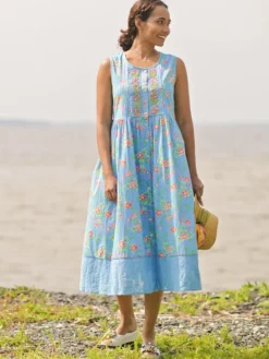 Magnolia Porch Dress - Blue