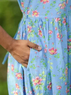 Magnolia Porch Dress - Blue