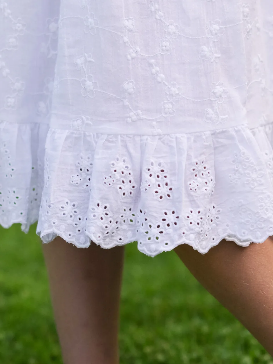 Maldives Kids Dress - White