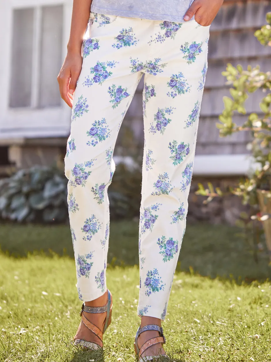 Maritime Bouquet Pull On Pant