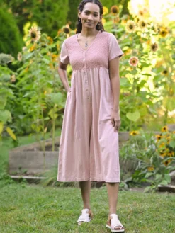 Meg Sunwashed Jumpsuit - Soft Rose