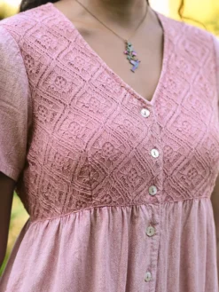 Meg Sunwashed Jumpsuit - Soft Rose