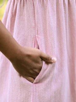 Meg Sunwashed Jumpsuit - Soft Rose