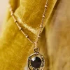 Midnight Drop Crystal Necklace