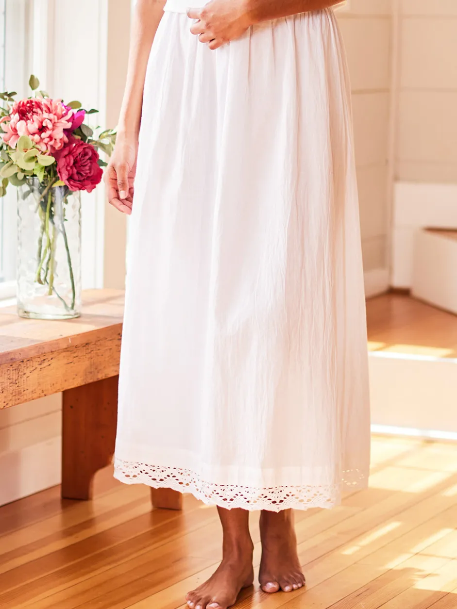 Millie Half Slip Set of 2 - White