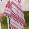 Mingle Stripe Napkin Set of 4 - Red