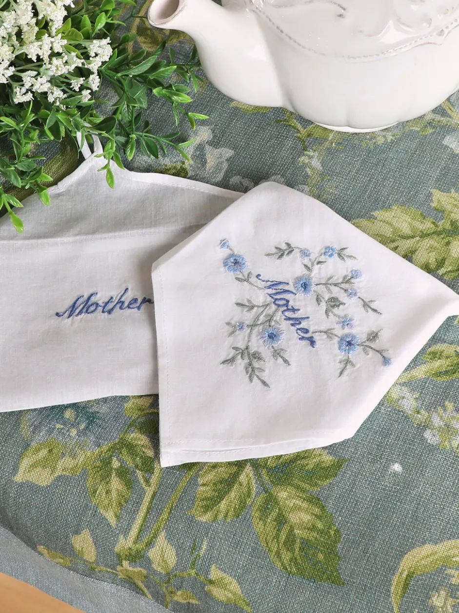 Mother Embroidered Envelope Hankie