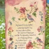 Mother's Poem Watercolor Tea Towel