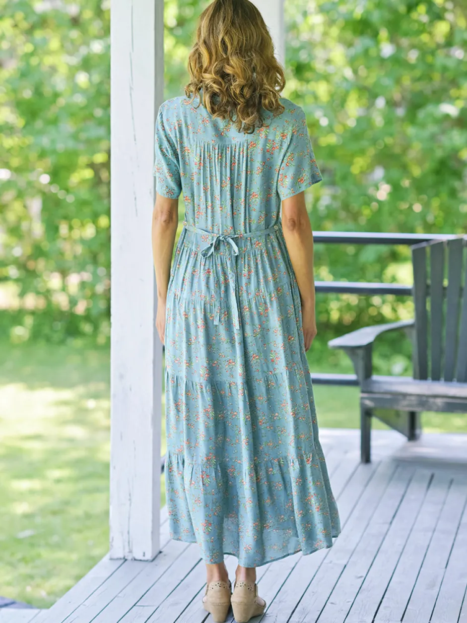 Mulberry Dress - Soft Teal
