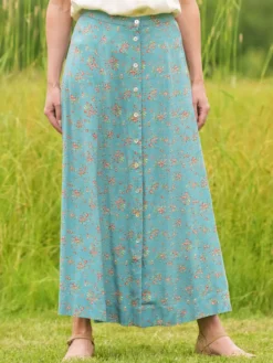 Mulberry Skirt - Soft Teal