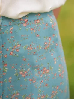 Mulberry Skirt - Soft Teal