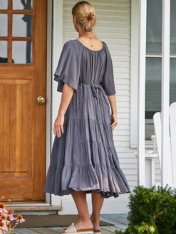 Muse Dress - Charcoal