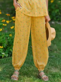 Panama Butterfly Pant - Dark Gold