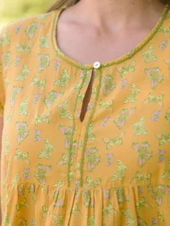 Panama Butterfly Tunic - Dark Gold