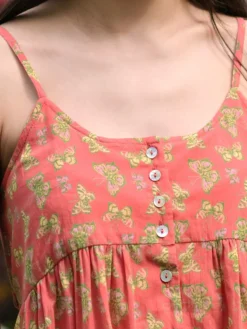 Papillon Young Adult Dress - Coral