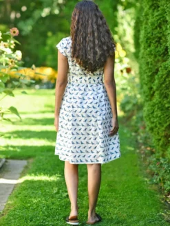 Parakeet Dress - Ecru