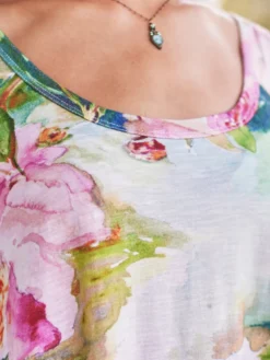 Peony Jersey Dress