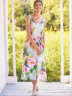 Peony Jersey Dress