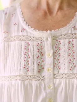Petit Poppy Nighty - White