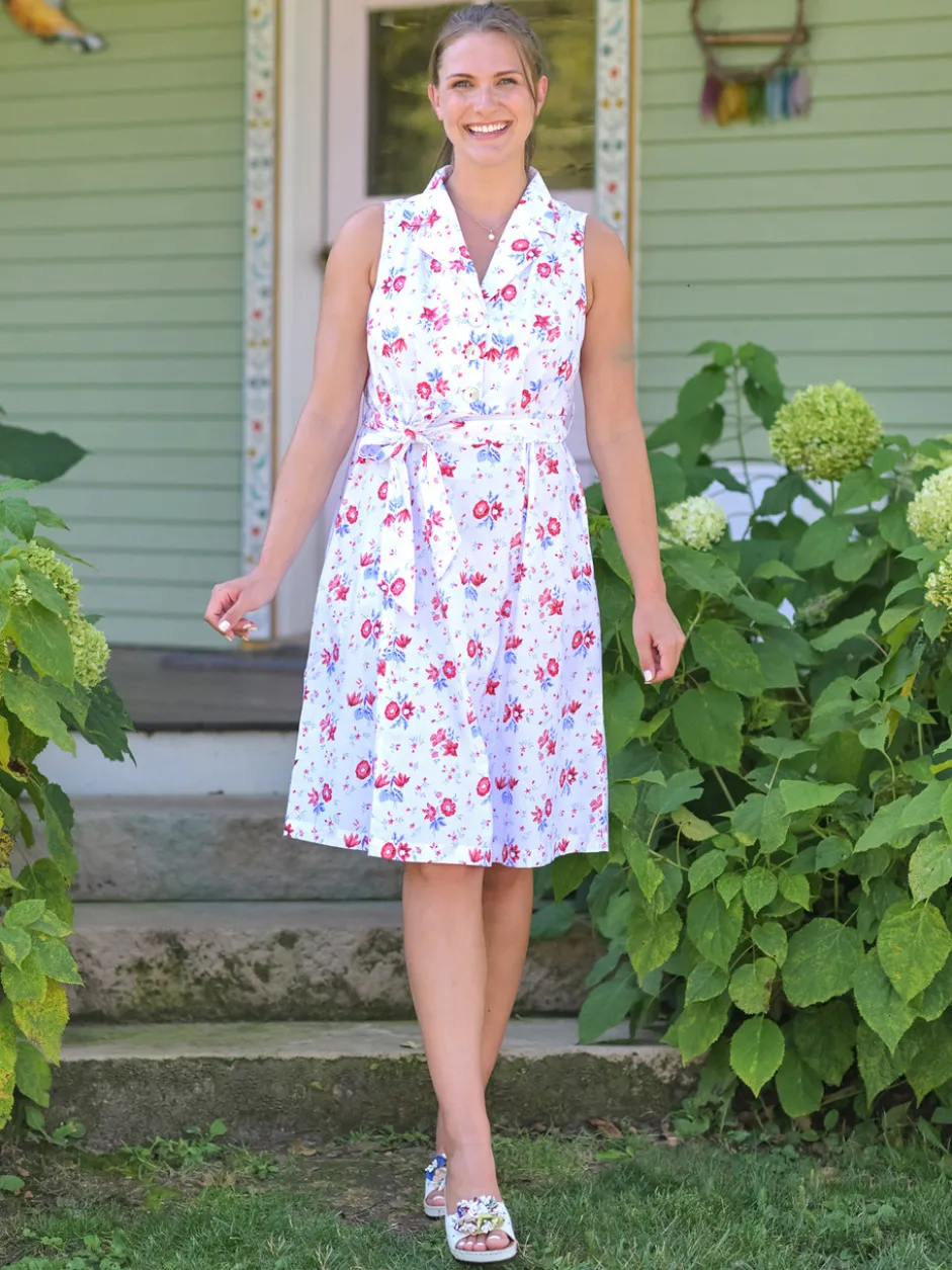 Petra Porch Dress - White