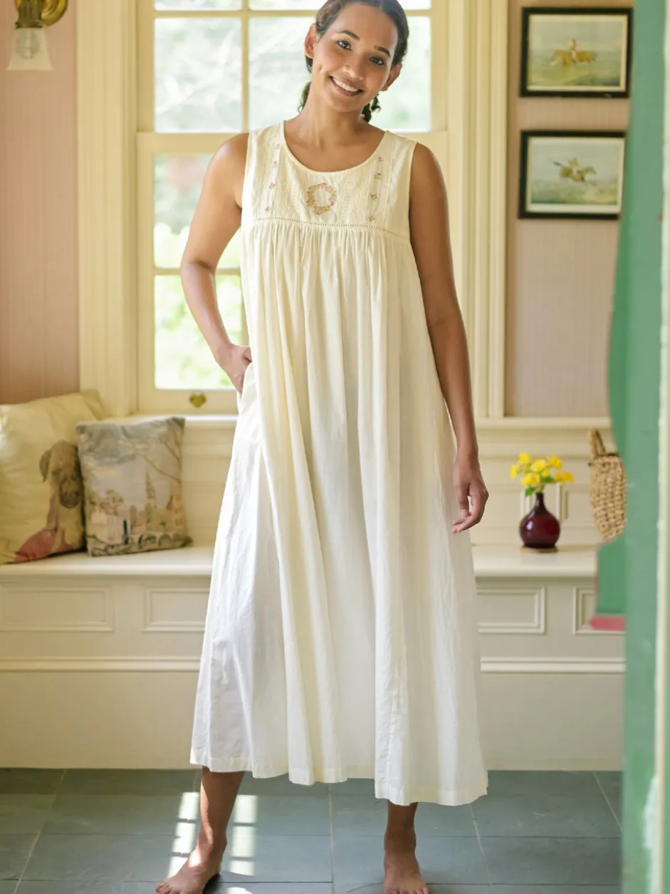 Pocket Posies Nighty - Ecru