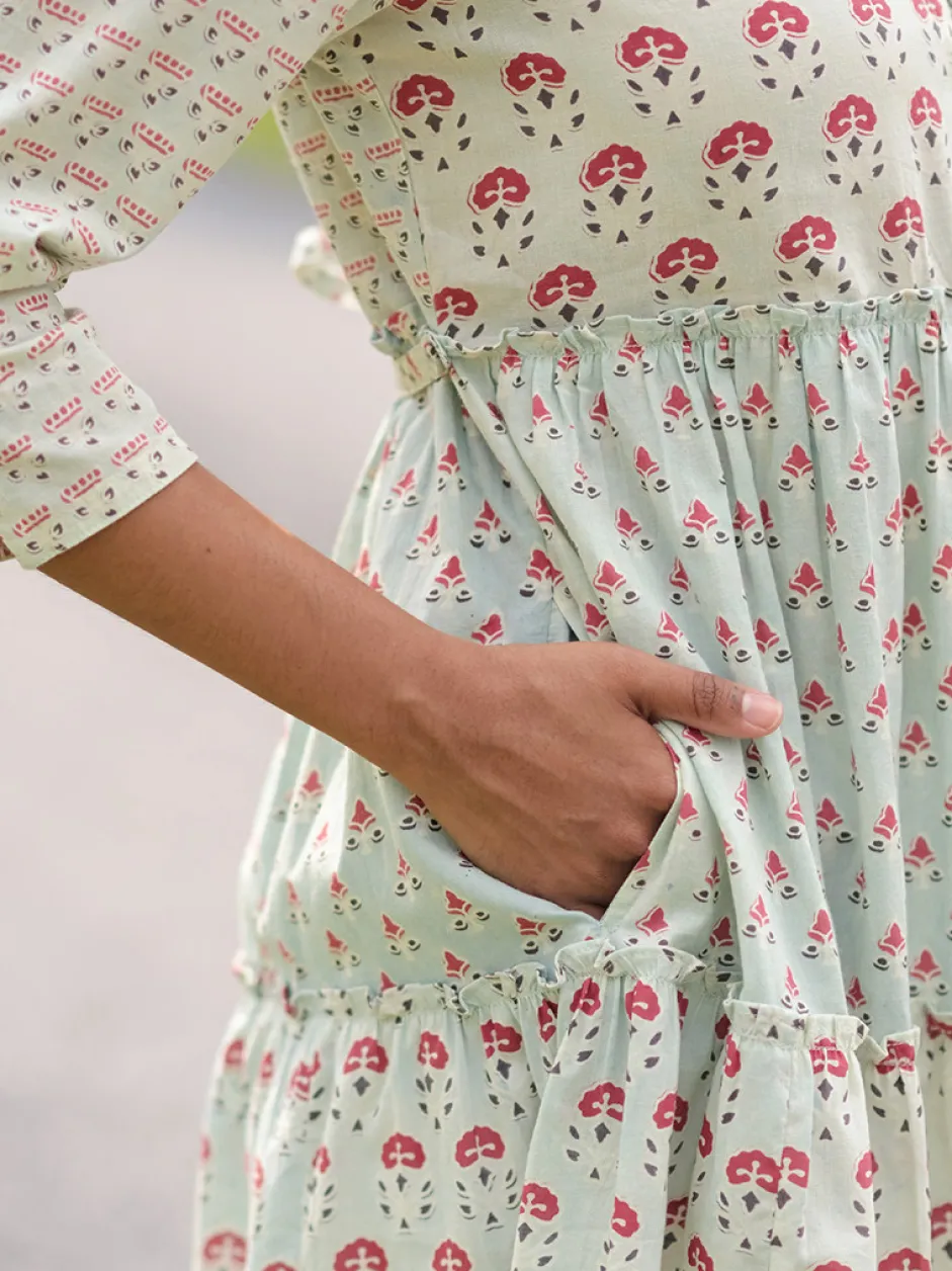 Pondicherry Short Dress - Indigo