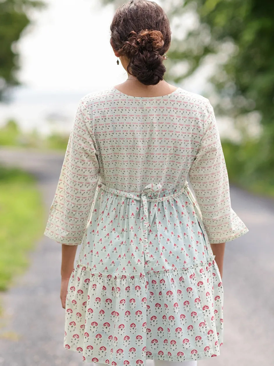 Pondicherry Short Dress - Indigo
