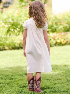 Prairie Kids Dress - Ecru
